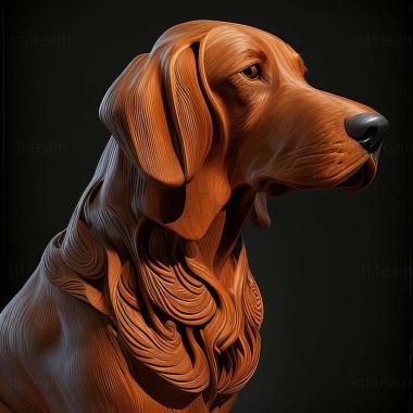 3D model Russian Hound dog (STL)